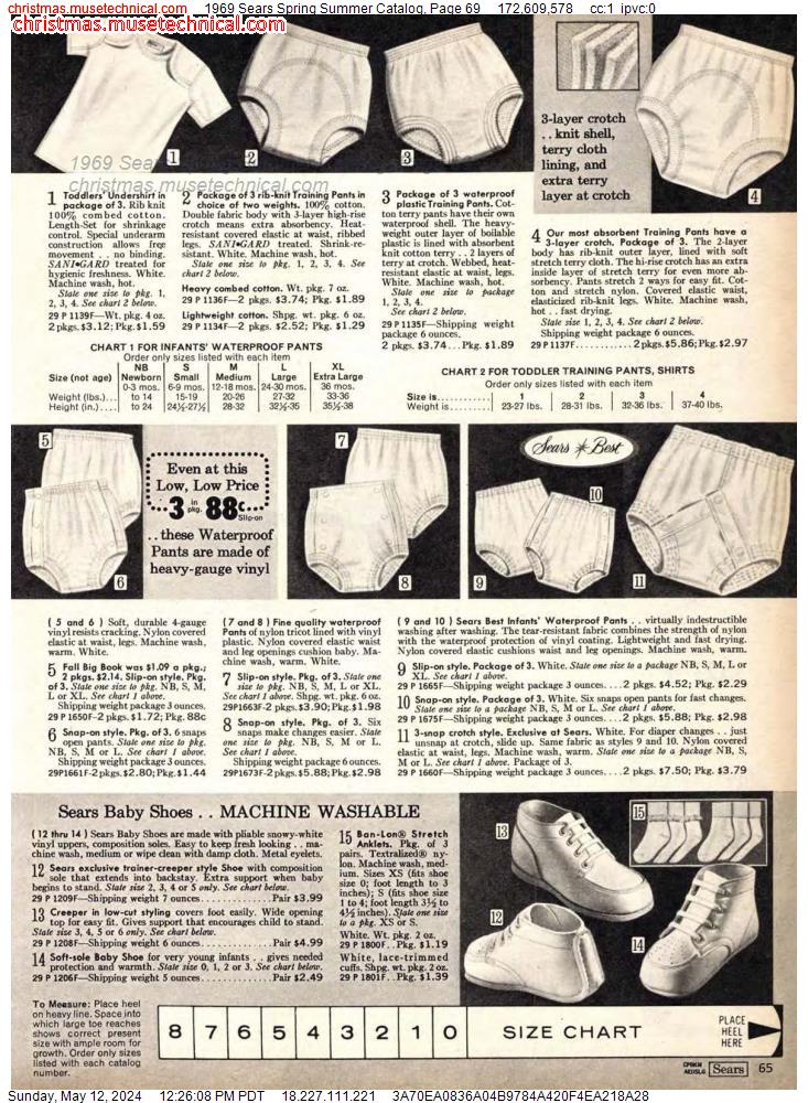 1969 Sears Spring Summer Catalog, Page 69