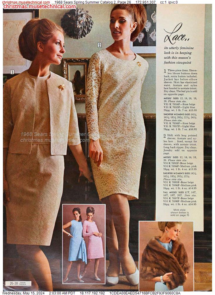 1968 Sears Spring Summer Catalog 2, Page 26