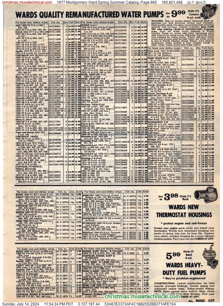 1977 Montgomery Ward Spring Summer Catalog, Page 665