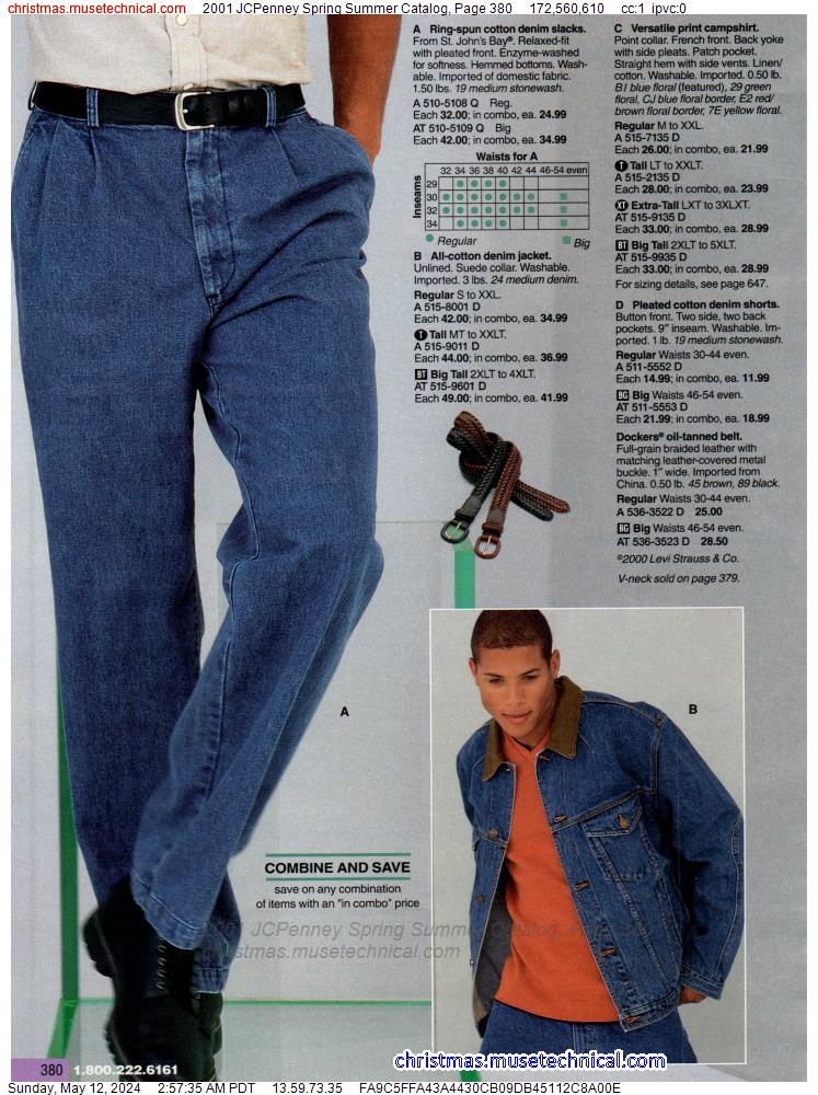 2001 JCPenney Spring Summer Catalog, Page 380