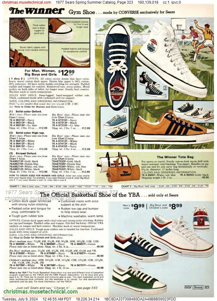 1977 Sears Spring Summer Catalog, Page 323