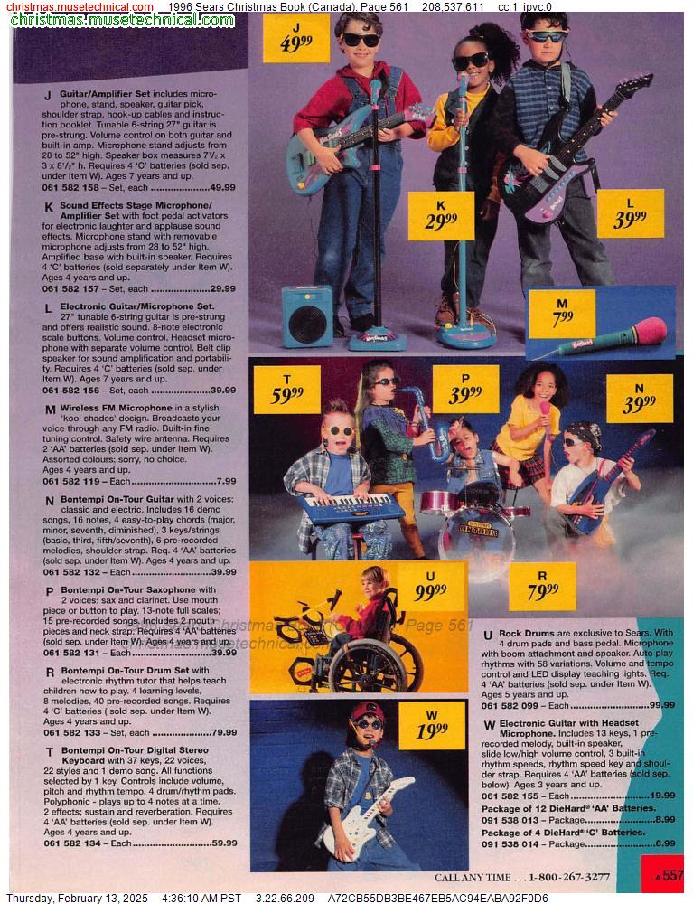 1996 Sears Christmas Book (Canada), Page 561