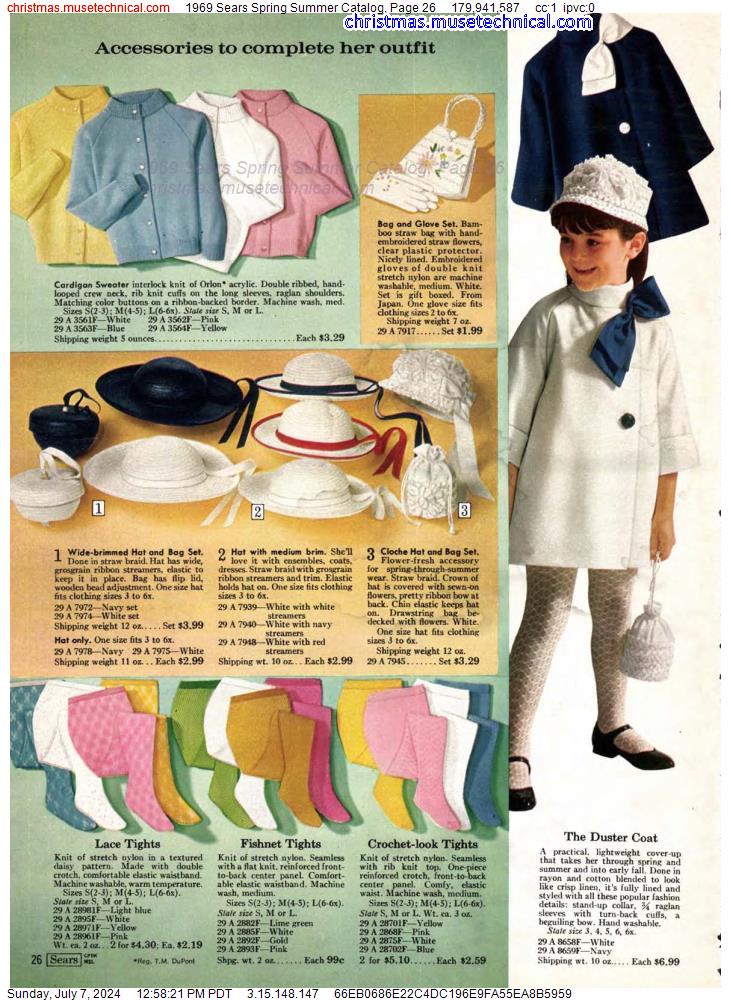 1969 Sears Spring Summer Catalog, Page 26