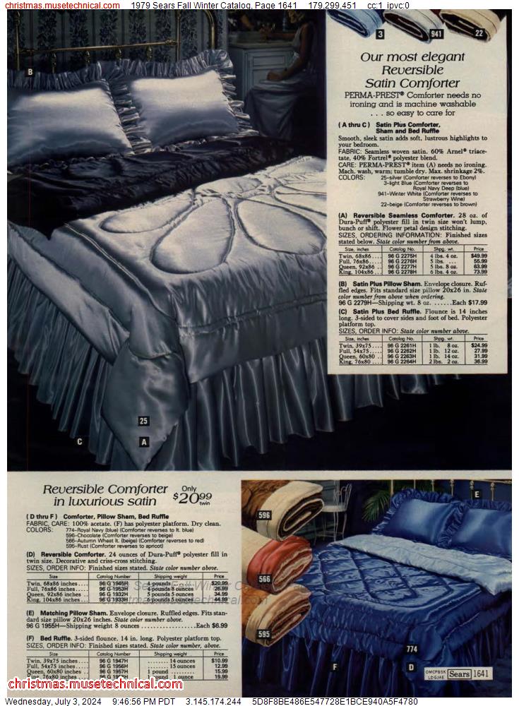1979 Sears Fall Winter Catalog, Page 1641