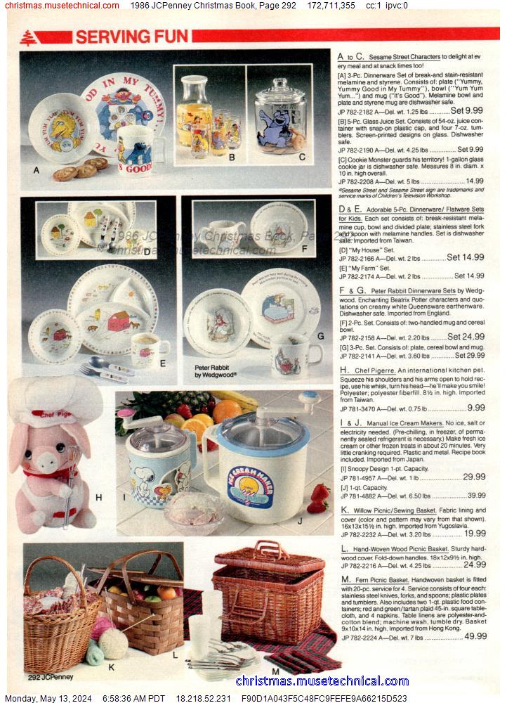 1986 JCPenney Christmas Book, Page 292