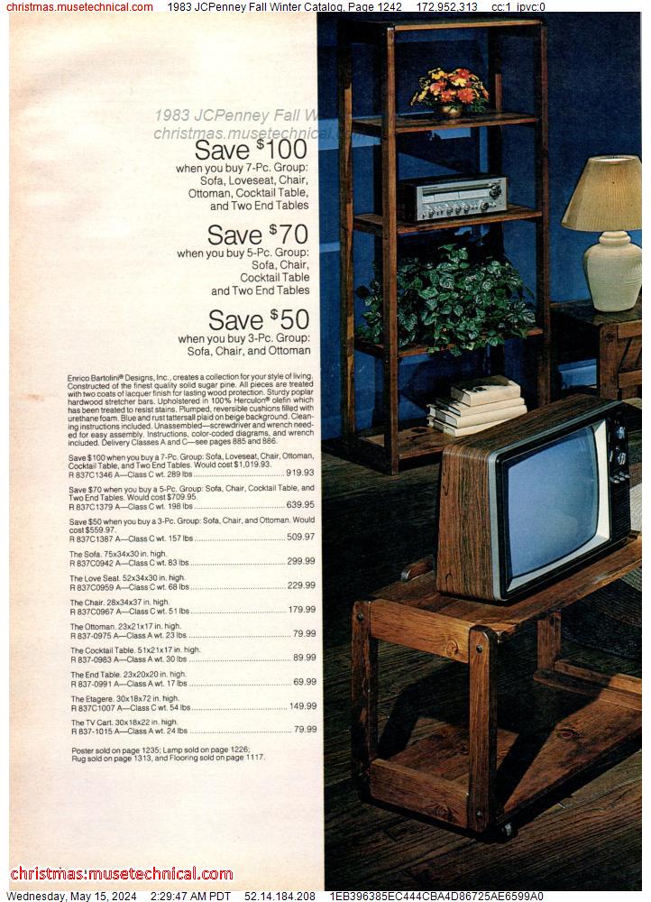 1983 JCPenney Fall Winter Catalog, Page 1242