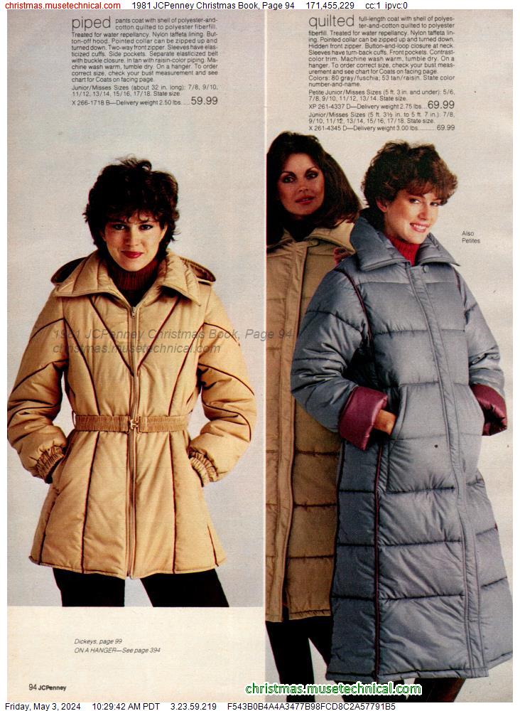 1981 JCPenney Christmas Book, Page 94