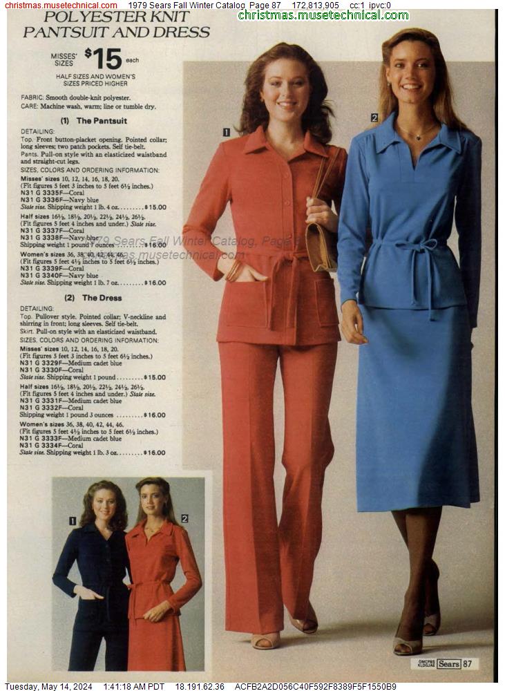 1979 Sears Fall Winter Catalog, Page 87