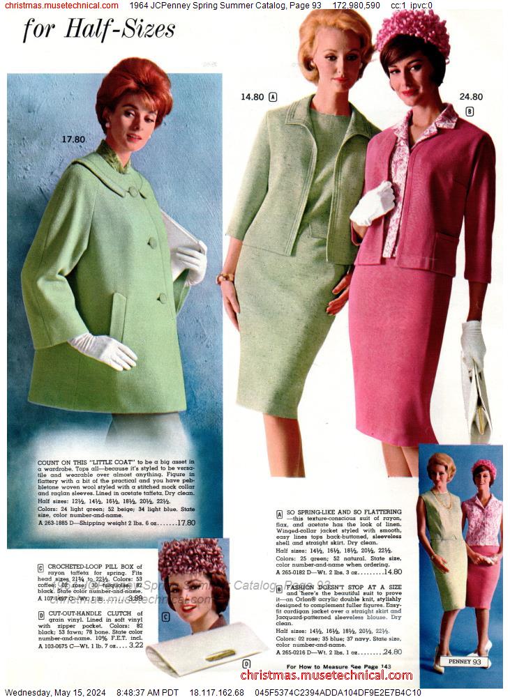 1964 JCPenney Spring Summer Catalog, Page 93