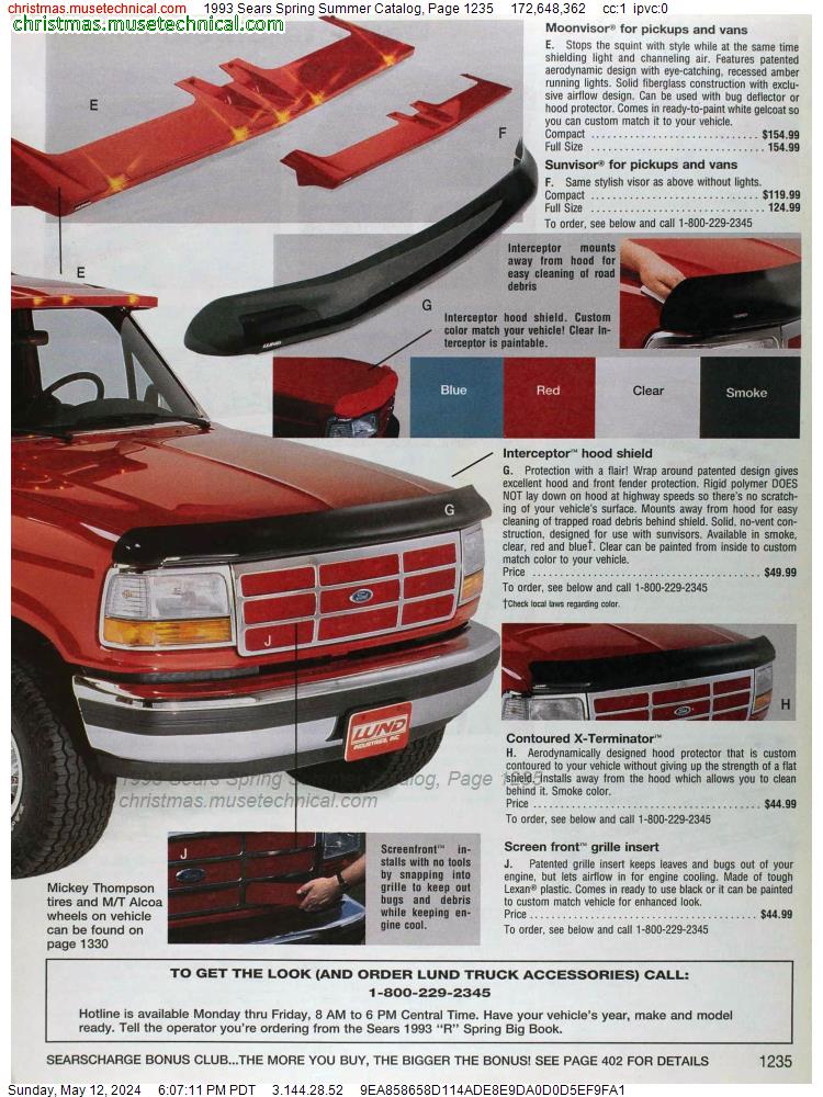 1993 Sears Spring Summer Catalog, Page 1235