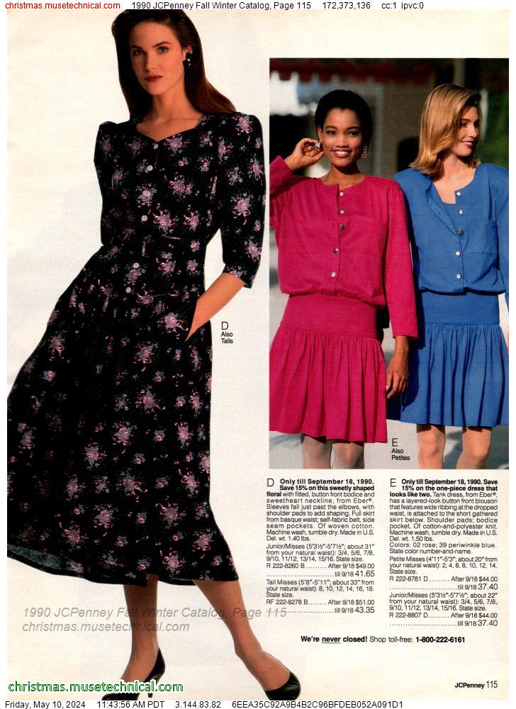 1990 JCPenney Fall Winter Catalog, Page 115