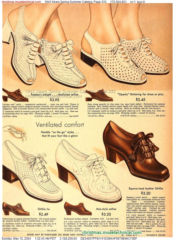 1943 Sears Spring Summer Catalog, Page 333