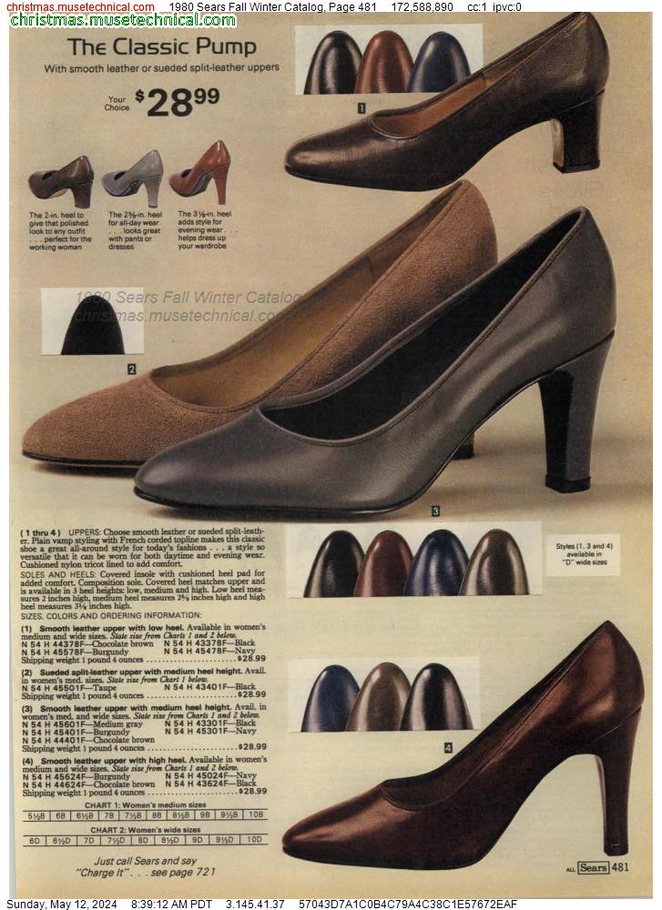 1980 Sears Fall Winter Catalog, Page 481