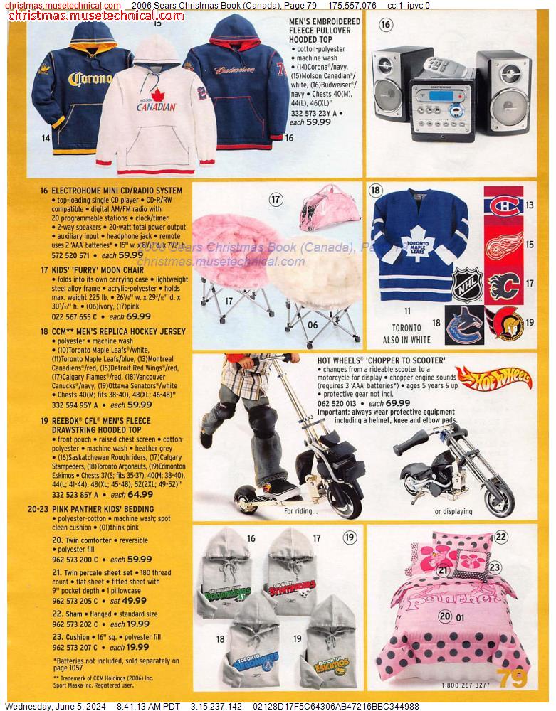 2006 Sears Christmas Book (Canada), Page 79