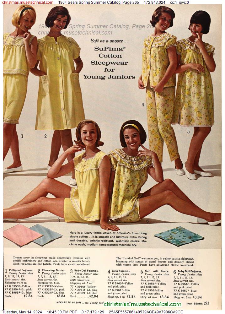 1964 Sears Spring Summer Catalog, Page 265 - Catalogs & Wishbooks