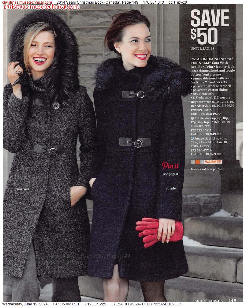 2014 Sears Christmas Book (Canada), Page 149