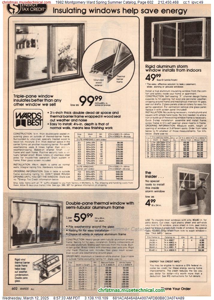 1982 Montgomery Ward Spring Summer Catalog, Page 602