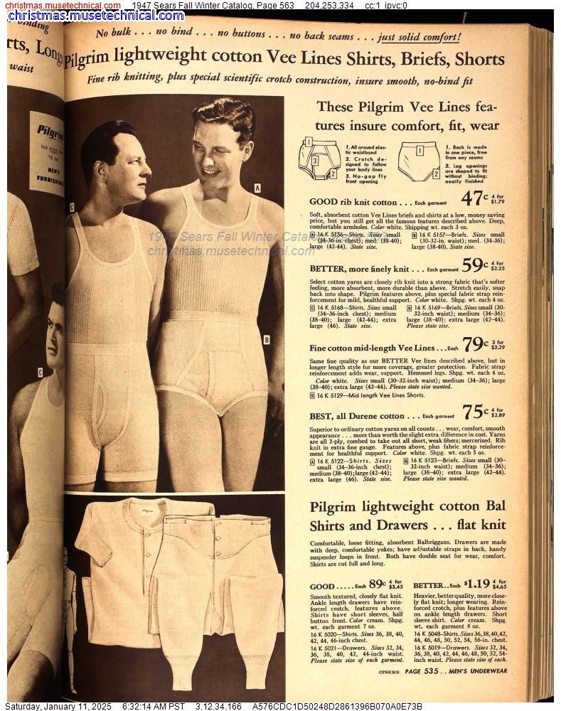 1947 Sears Fall Winter Catalog, Page 563