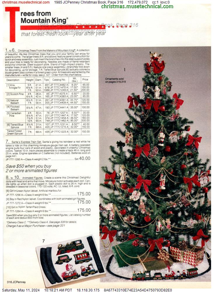 1985 JCPenney Christmas Book, Page 316