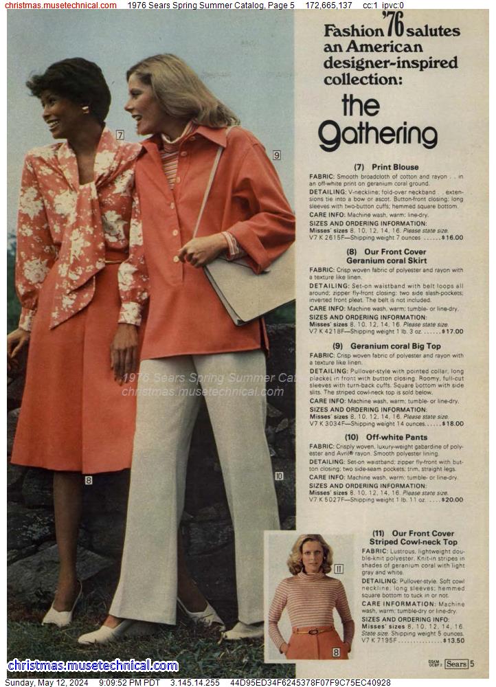 1976 Sears Spring Summer Catalog, Page 5