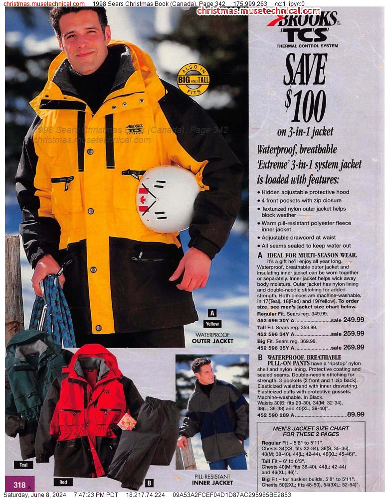 1998 Sears Christmas Book (Canada), Page 342