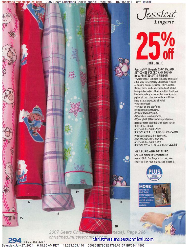 2007 Sears Christmas Book (Canada), Page 296