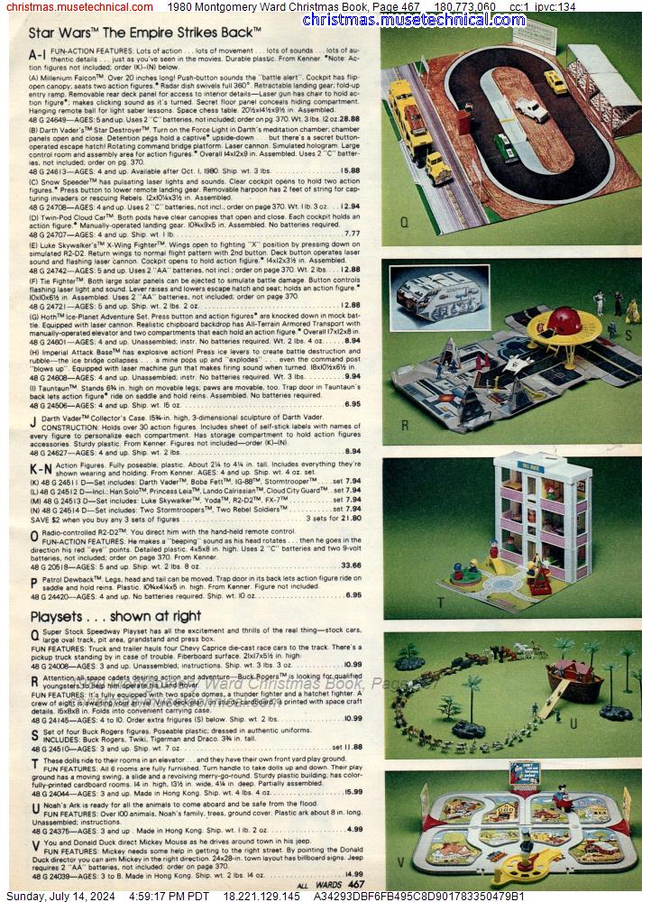 1980 Montgomery Ward Christmas Book, Page 467