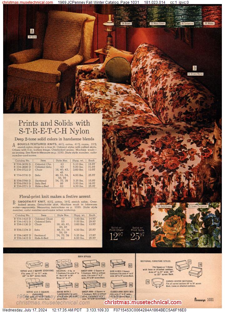 1969 JCPenney Fall Winter Catalog, Page 1031