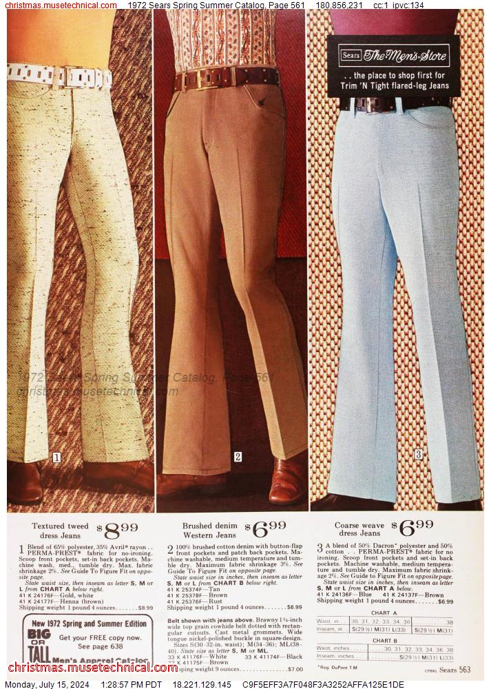1972 Sears Spring Summer Catalog, Page 561