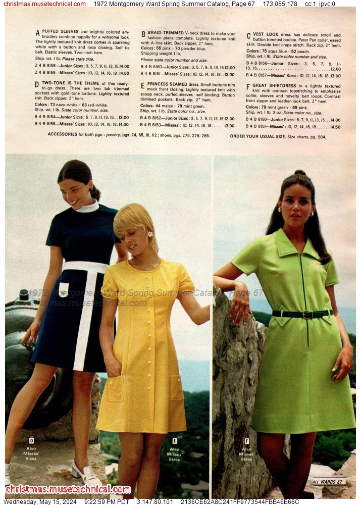 1972 Montgomery Ward Spring Summer Catalog, Page 67