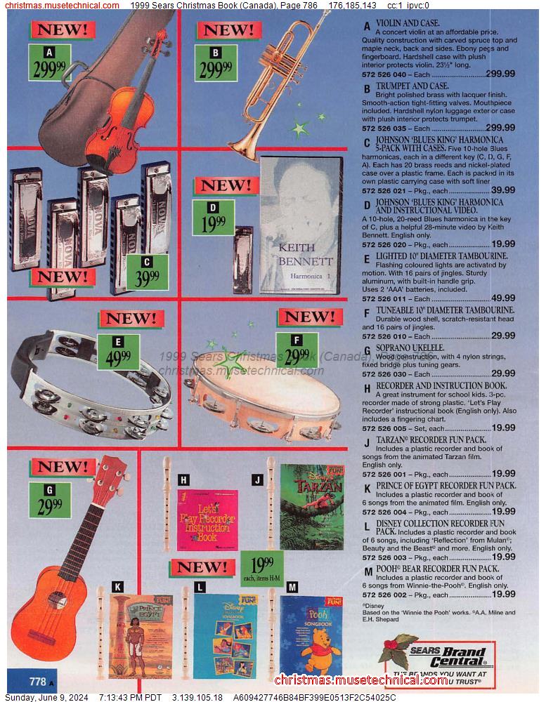 1999 Sears Christmas Book (Canada), Page 786