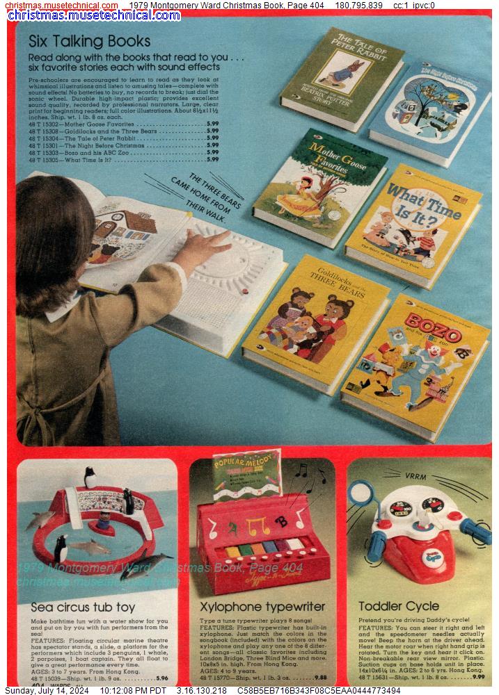 1979 Montgomery Ward Christmas Book, Page 404
