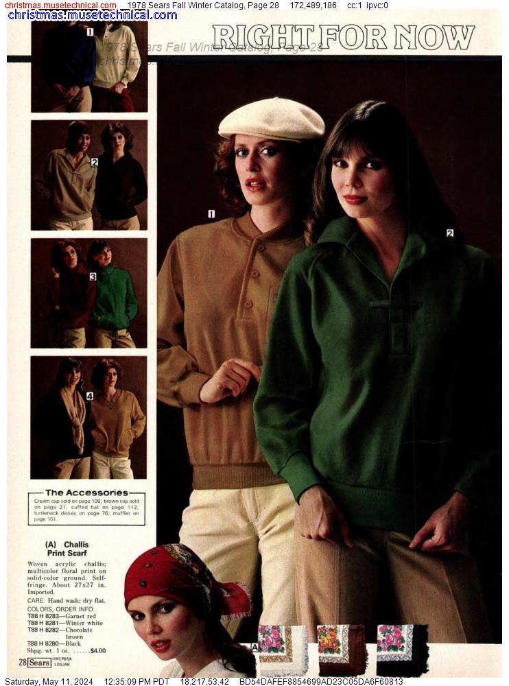 1978 Sears Fall Winter Catalog, Page 28