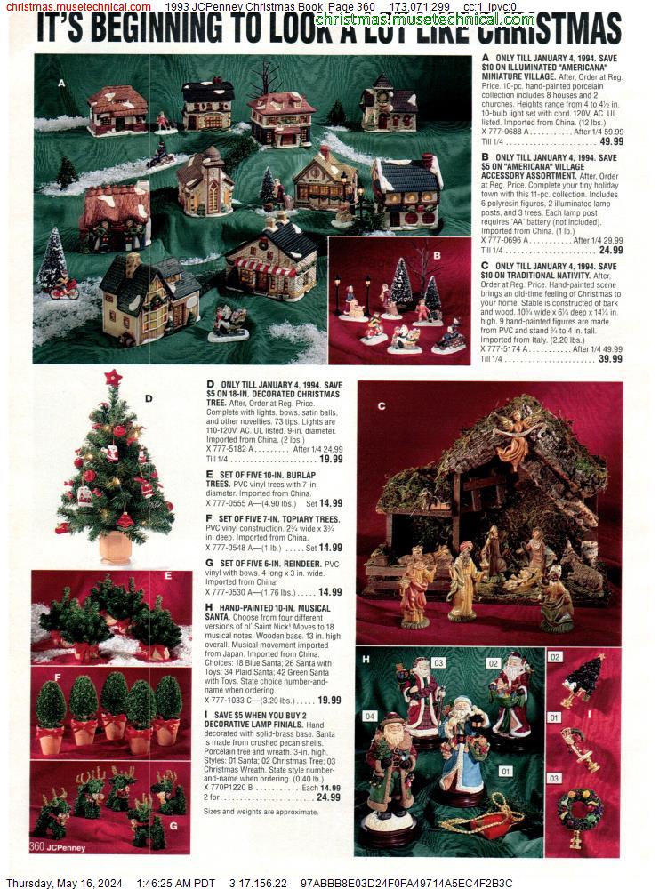 1993 JCPenney Christmas Book, Page 360