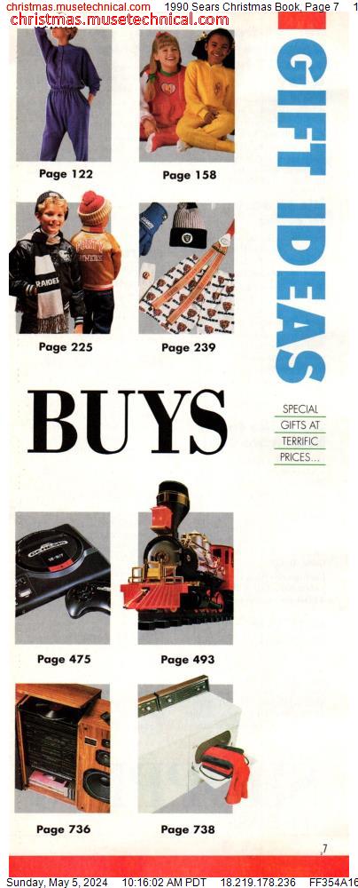 1990 Sears Christmas Book, Page 7