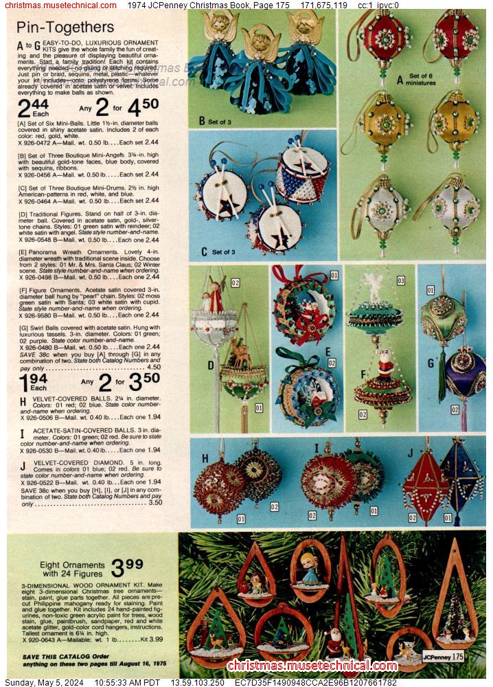 1974 JCPenney Christmas Book, Page 175