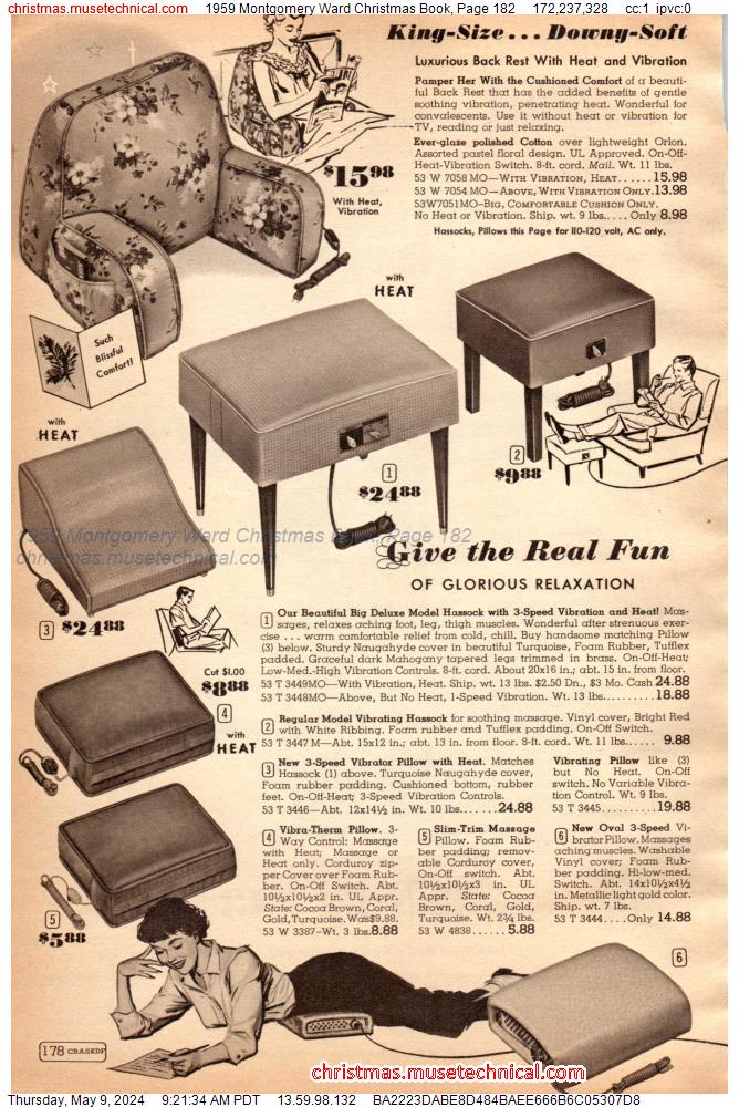 1959 Montgomery Ward Christmas Book, Page 182