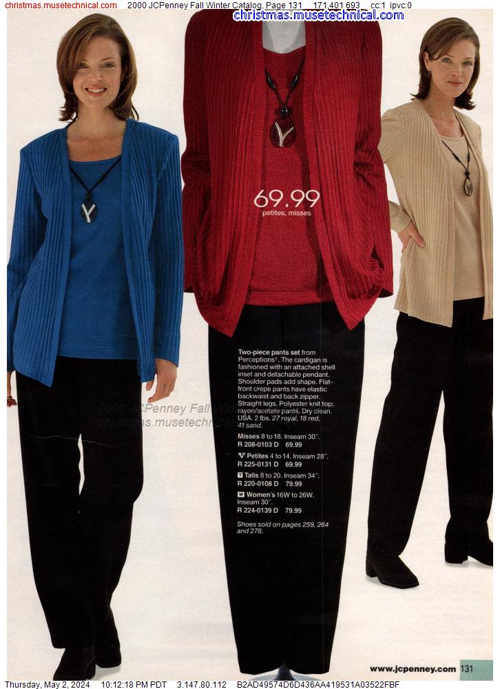 2000 JCPenney Fall Winter Catalog, Page 131