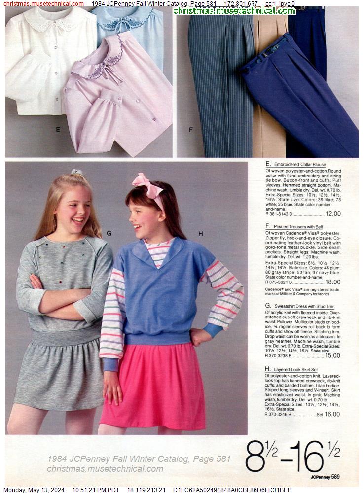 1984 JCPenney Fall Winter Catalog, Page 581