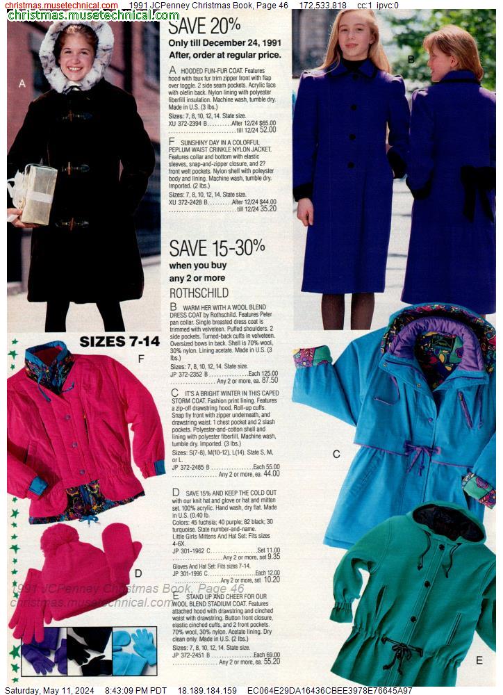 1991 JCPenney Christmas Book, Page 46