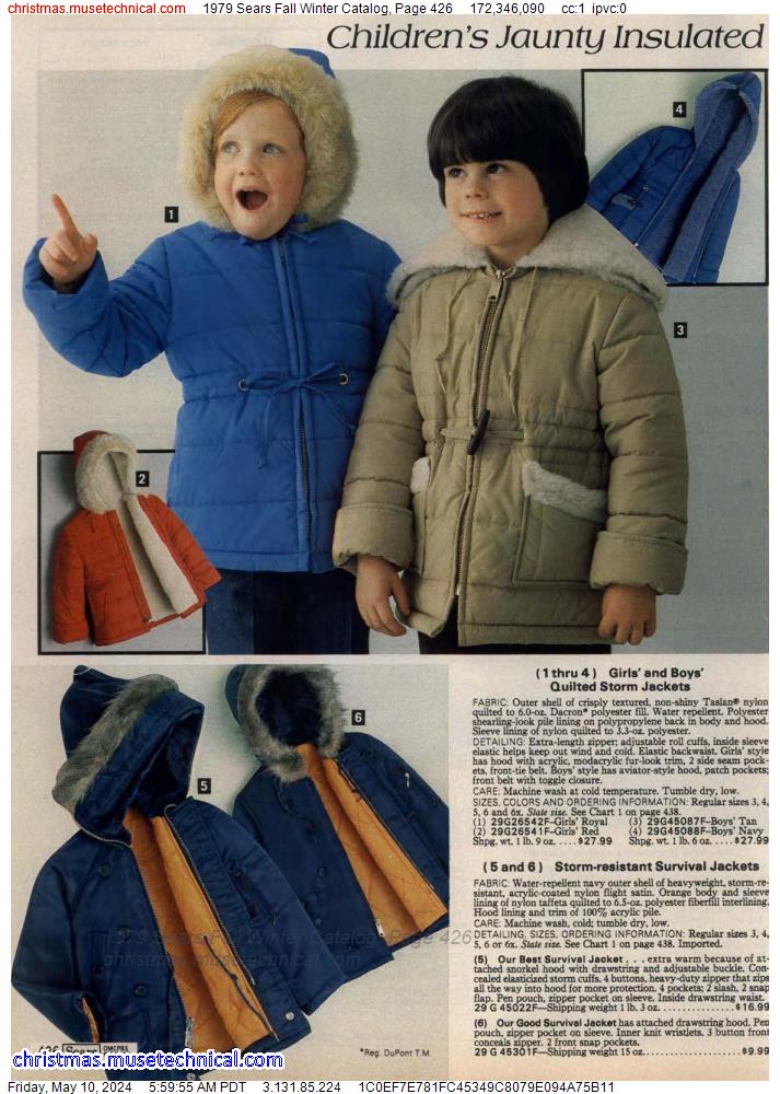 1979 Sears Fall Winter Catalog, Page 426