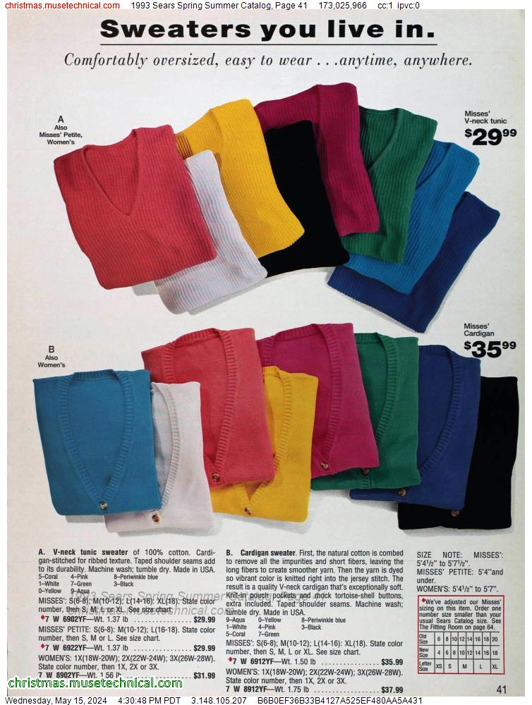 1993 Sears Spring Summer Catalog, Page 41