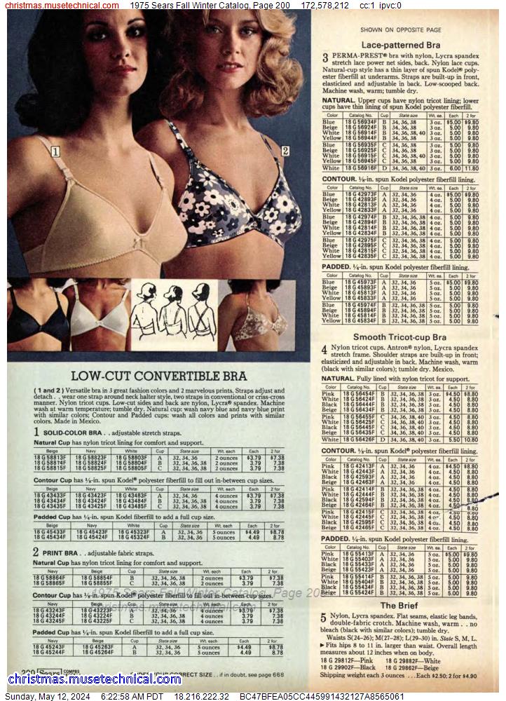 1975 Sears Fall Winter Catalog, Page 200