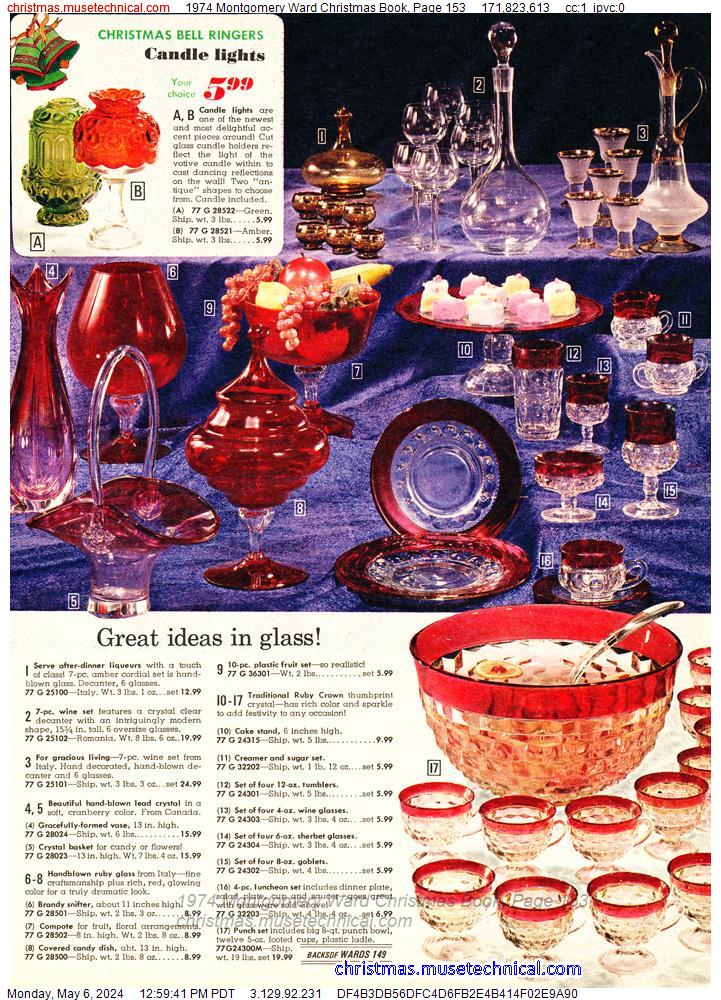 1974 Montgomery Ward Christmas Book, Page 153