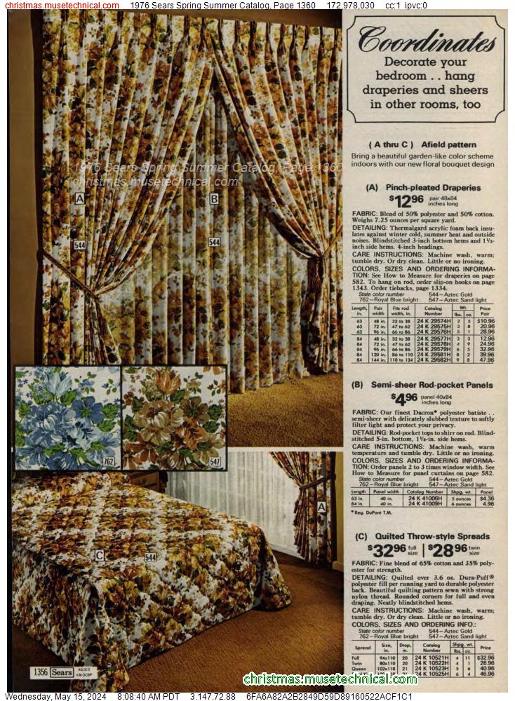 1976 Sears Spring Summer Catalog, Page 1360