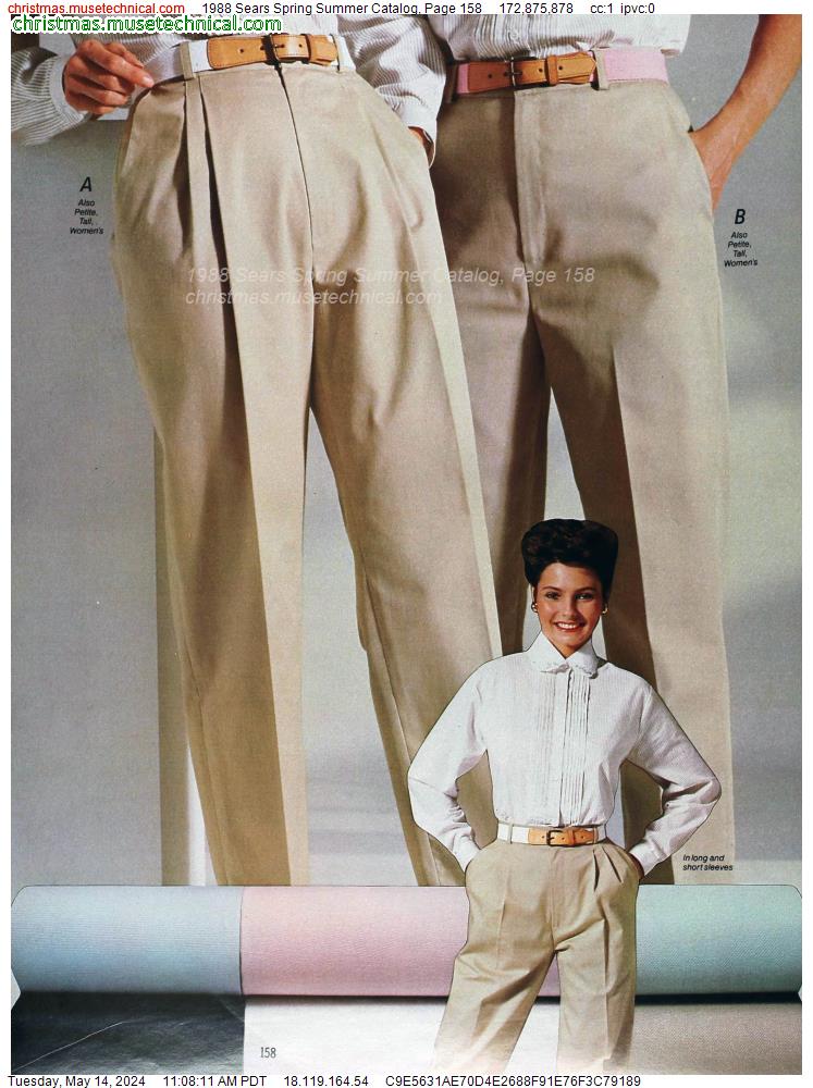 1988 Sears Spring Summer Catalog, Page 158