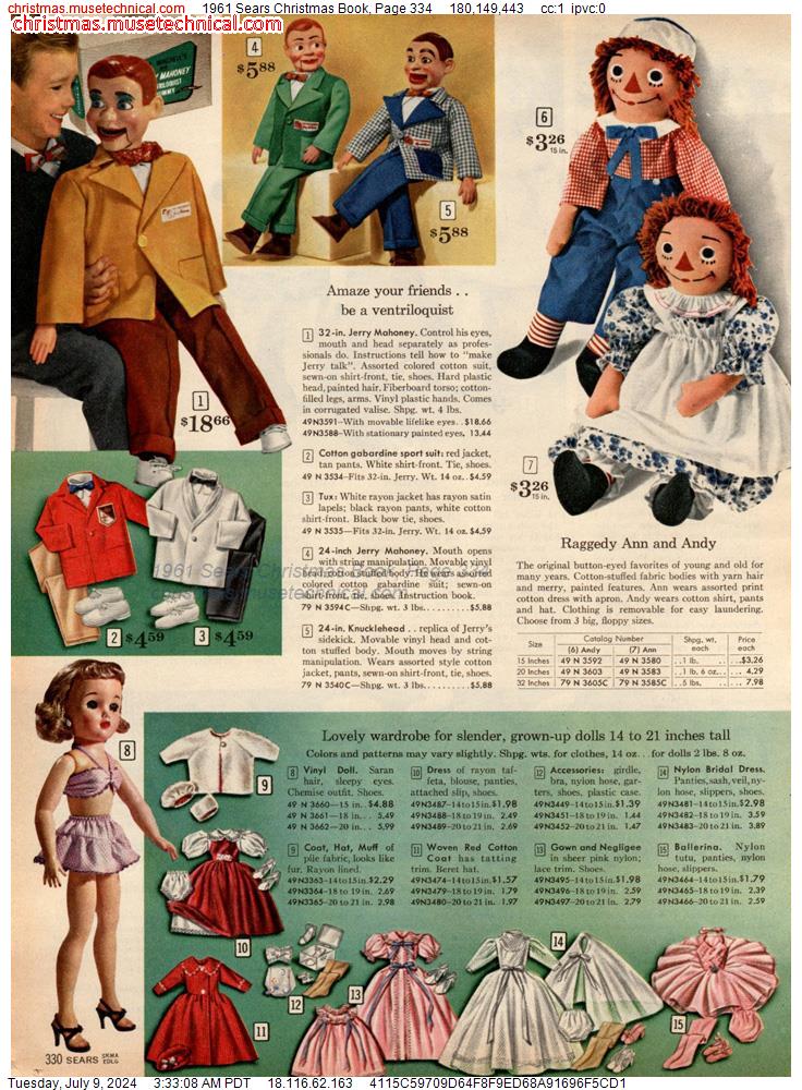 1961 Sears Christmas Book, Page 334