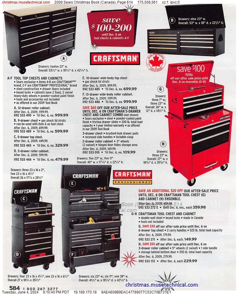 2009 Sears Christmas Book (Canada), Page 614