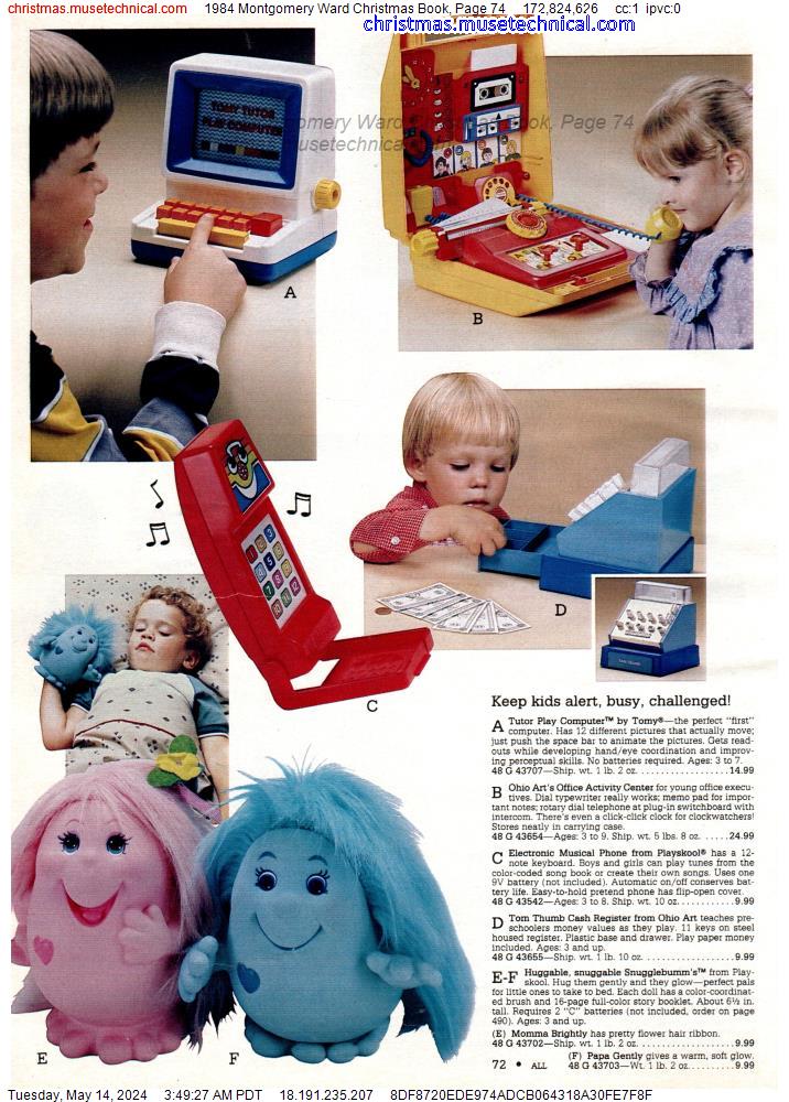 1984 Montgomery Ward Christmas Book, Page 74