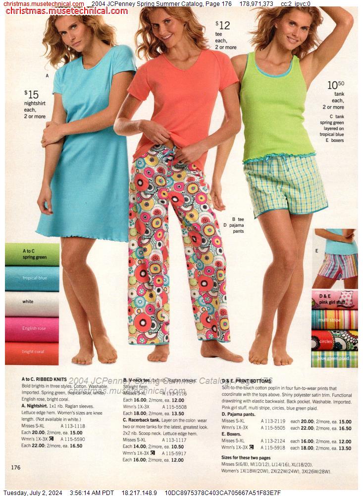 2004 JCPenney Spring Summer Catalog, Page 176